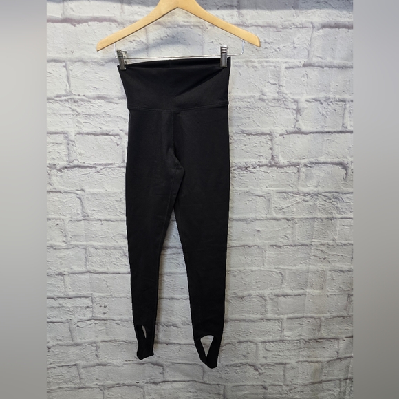NWT $125 Terez TLC Stirrup Leggings In Jet Black Size Small - Picture 7 of 11